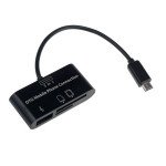 Wholesale Type-C - USB / SD Card Reader Card Hub Adapter Supports SD, MMC, Micro SD, and More for Phone, Tablet, Laptop (Black)